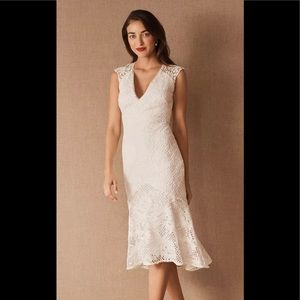 BHLDN x Monique Lhuillier Lorre Cap Sleeve Dress